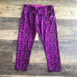 Reebok RBX Capri Leggings M Purple